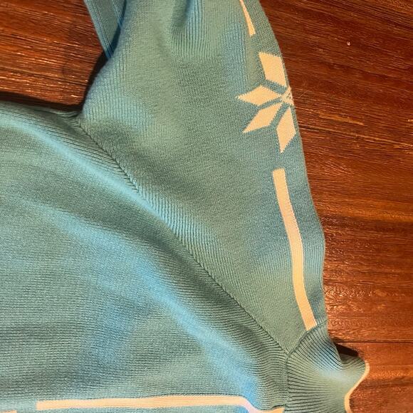 Neve Women’s Full Zip Mock Neck Ski Sweater SM - Picture 6 of 9